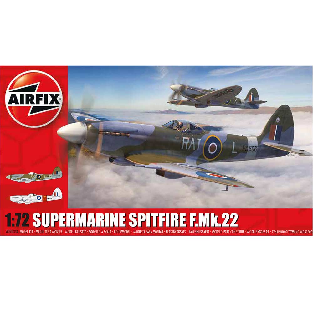 Airfix Supermarine Spitfire FMK22 1:72 Model Kit