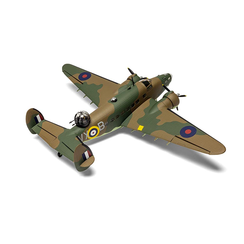 Airfix 1/48 scale model of a second world war Vintage Lockheed Hudson aircraft, showcasing detailed design and craftsmanship.
