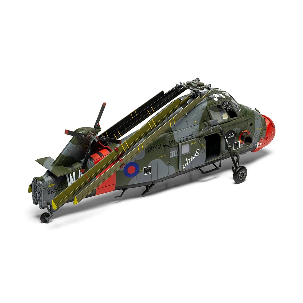 Airfix model of a Westland Wessex HC.2 helicopter, showcasing detailed design and intricate features.