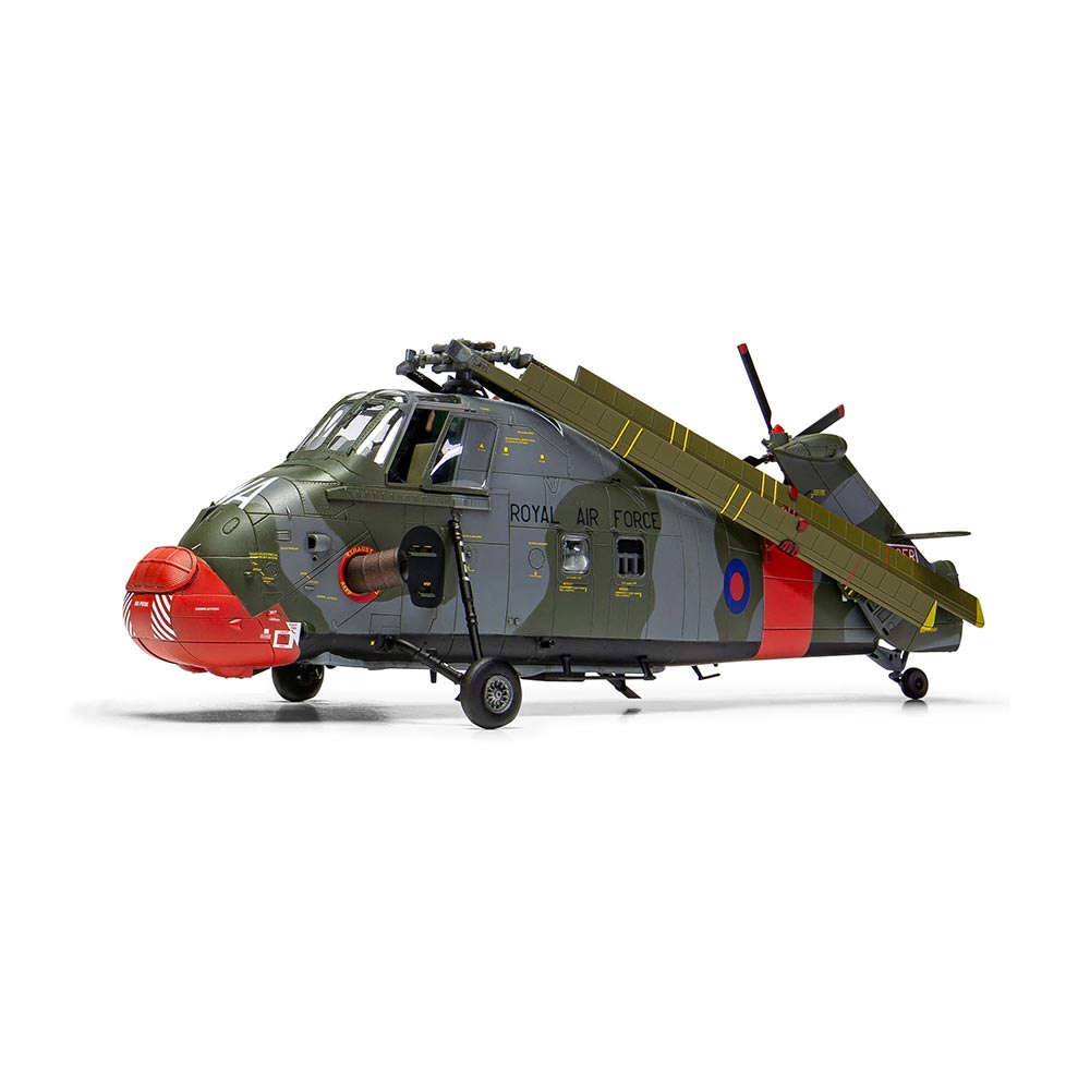 Airfix model of a Westland Wessex HC.2 helicopter, showcasing detailed design and intricate features.