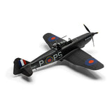 A Airfix model airplane displaying Bouton Paul Defiant MK II, showcasing its detailed design. 1:48 scale model.
