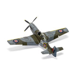 Airfix 1/48 scale model of a P-51 Mustang MK-V A-36-N-1, showcasing detailed aircraft design and paint scheme.