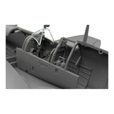 Airfix 1:48 scale cockpit view model of the Supermarine Spitfire MK IXE plastic aircraft.