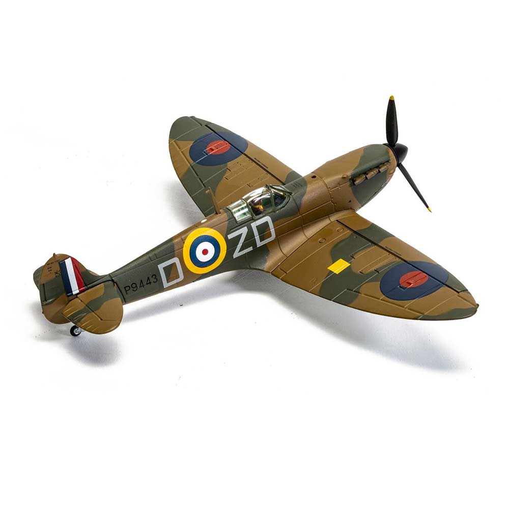 Corgi Spitfire MKI RAF Squadron 222 Douglas Bader Die cast Model.
