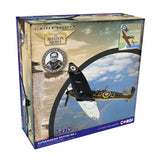 Corgi Supermarine Spitfire Mk.I model airplane box with aviation archive branding.
