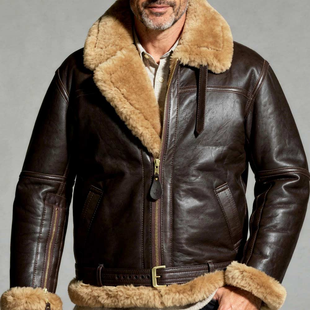 Leslie Irvin designed the Irvin Sheepskin Flying Jacket for pilots flying during Second World War, it went on to become the definitive flying jacket, recognised the world over.