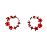 Poppy Garland Earrings 10mm