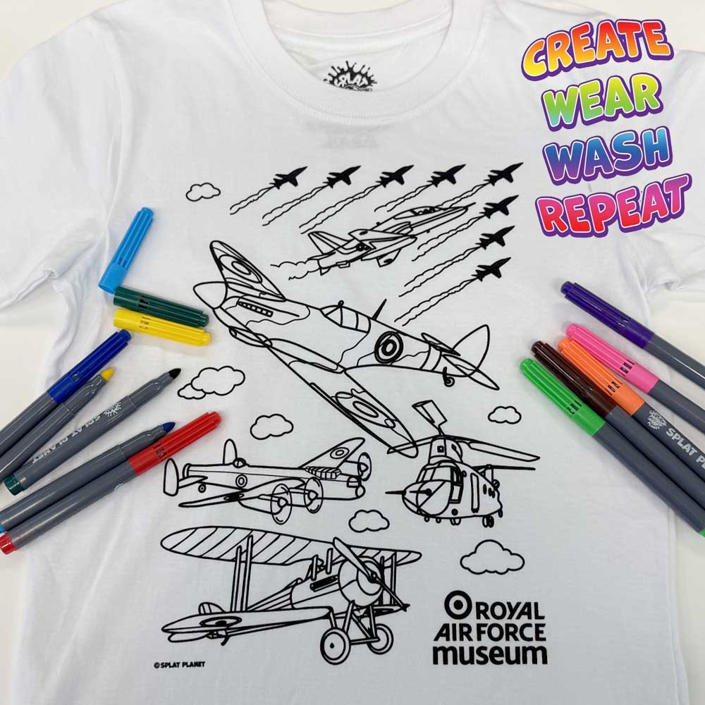 RAF Museum Aircraft Colour in T-Shirt