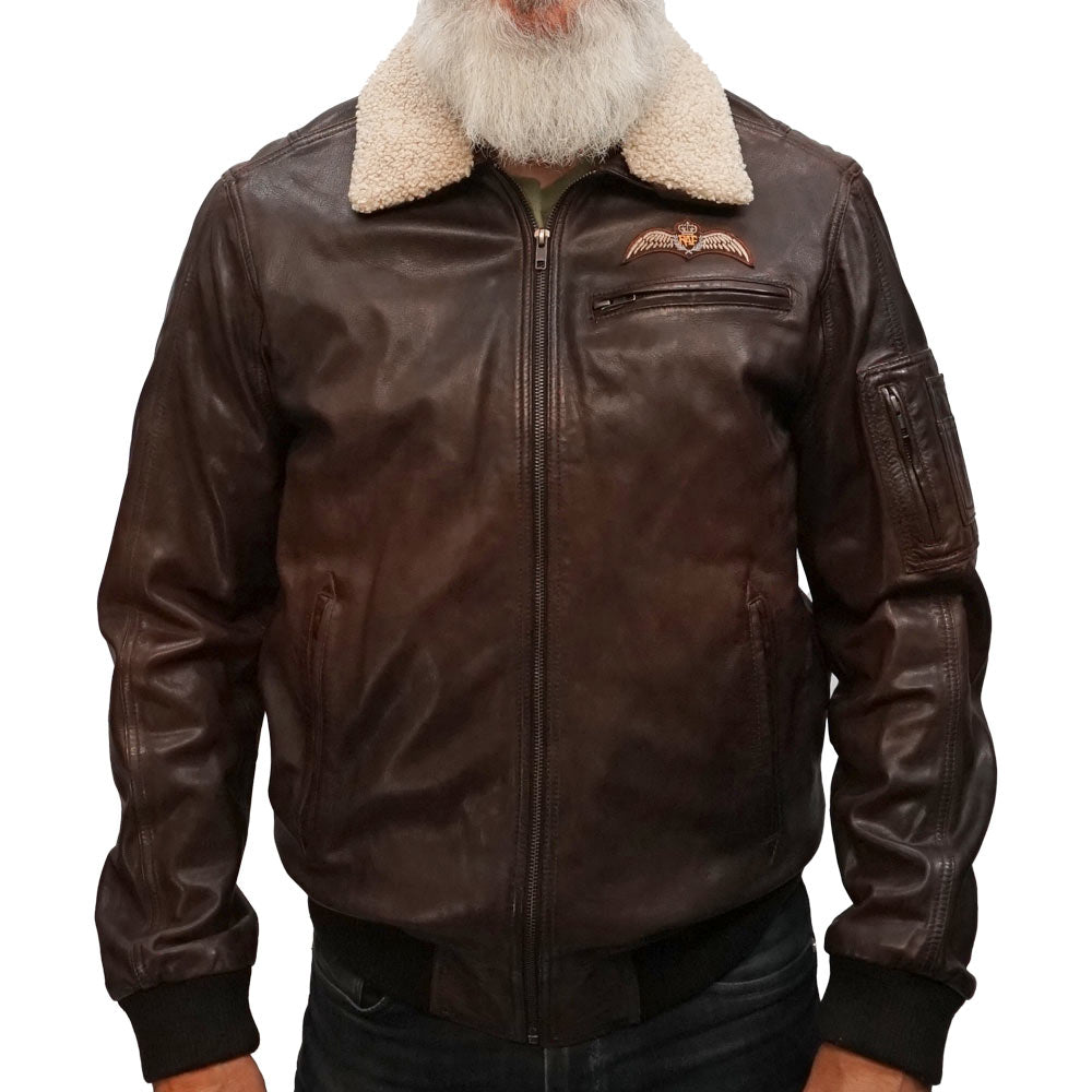 RAF Wings Leather Jacket