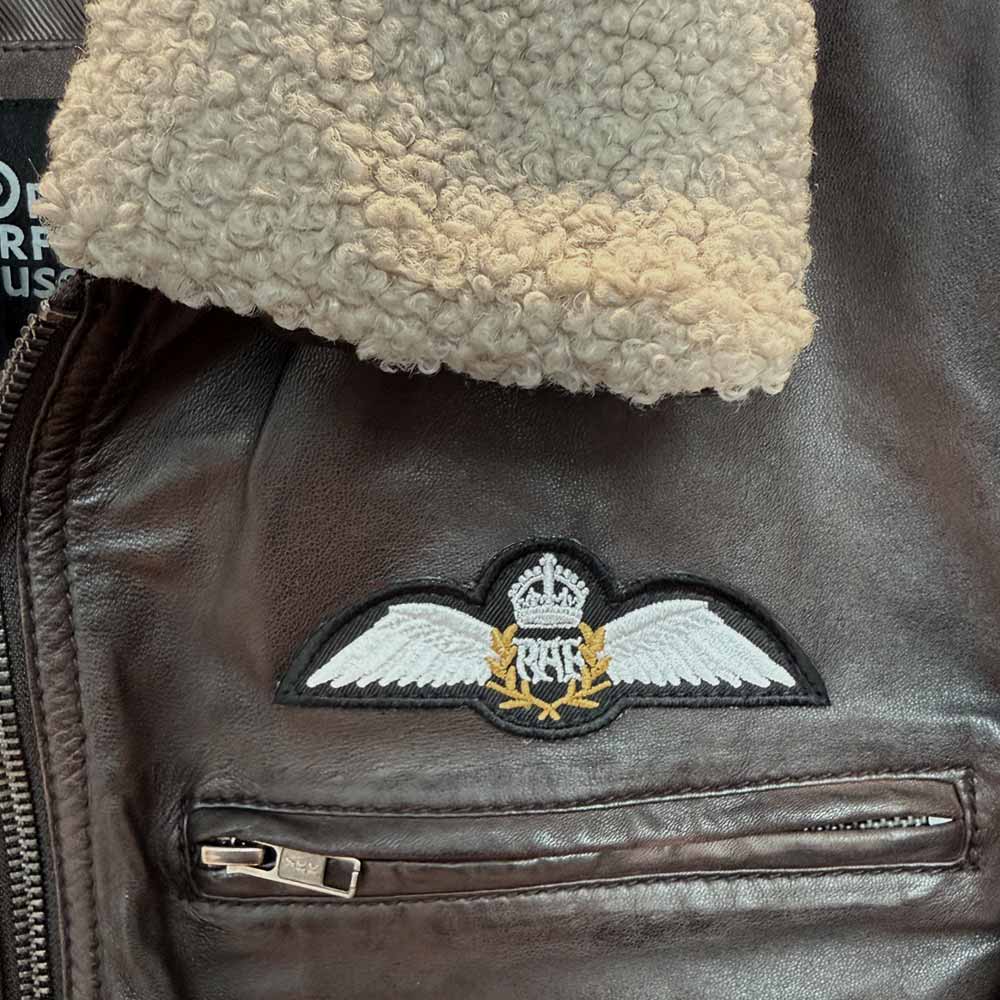 RAF Wings Leather Jacket