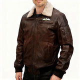 RAF Wings Leather Jacket