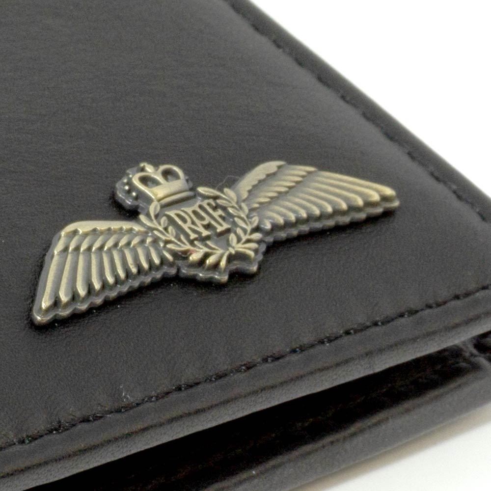 RAF Wings Metal Badge Wallet