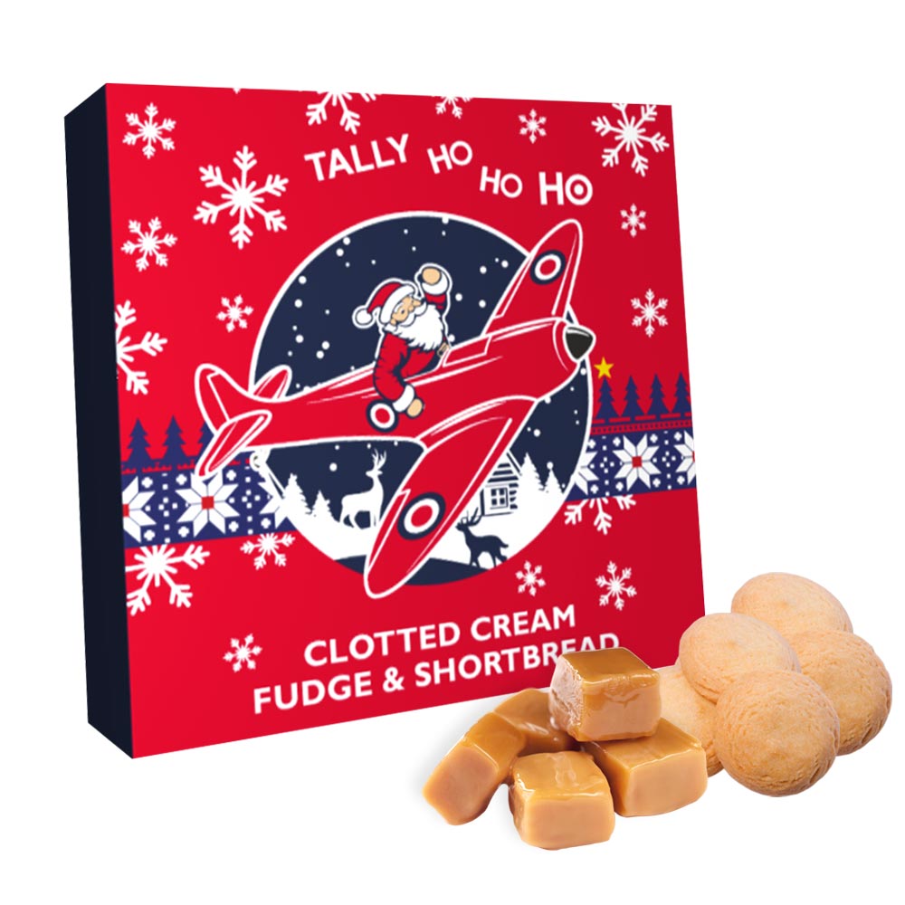 Santa Spitfire Fudge and Shortbread Box Set