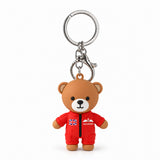 3D PVC bear keyring wears a Red Arrows flying suit with the RAF Museum logo on the back.
