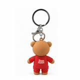 Red Arrows Bear 3D PV Keyring