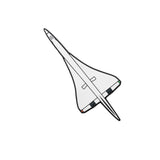 Concorde rubber PVC Magnet