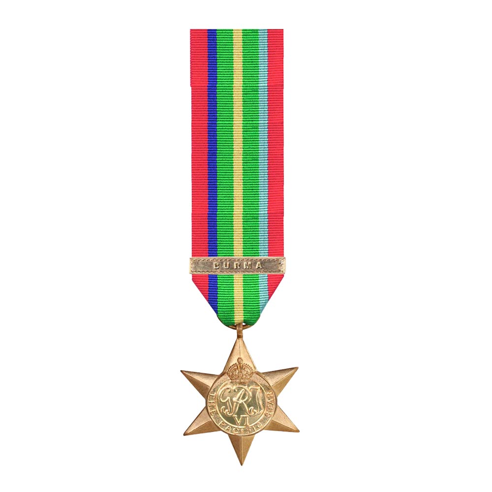 Mini Medal Pacific Star Burma