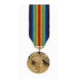 World War One Victory Mini Medal replica ribbon.