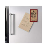 Civil Defence Magnet with slogan text, Fridge for essential beer only.