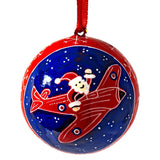 Spitfire Santa Round Bauble