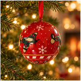 Spitfire Round Bauble