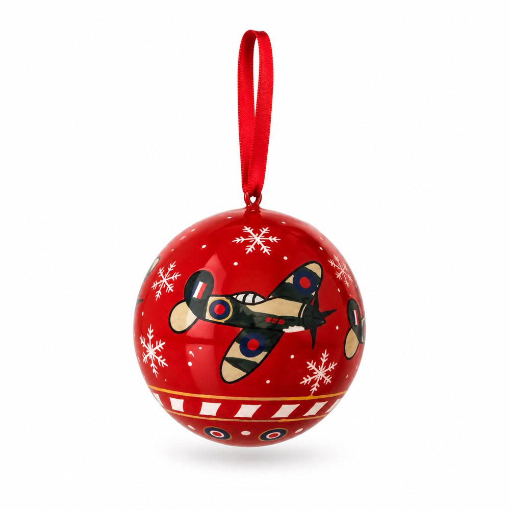 Spitfire Round Bauble