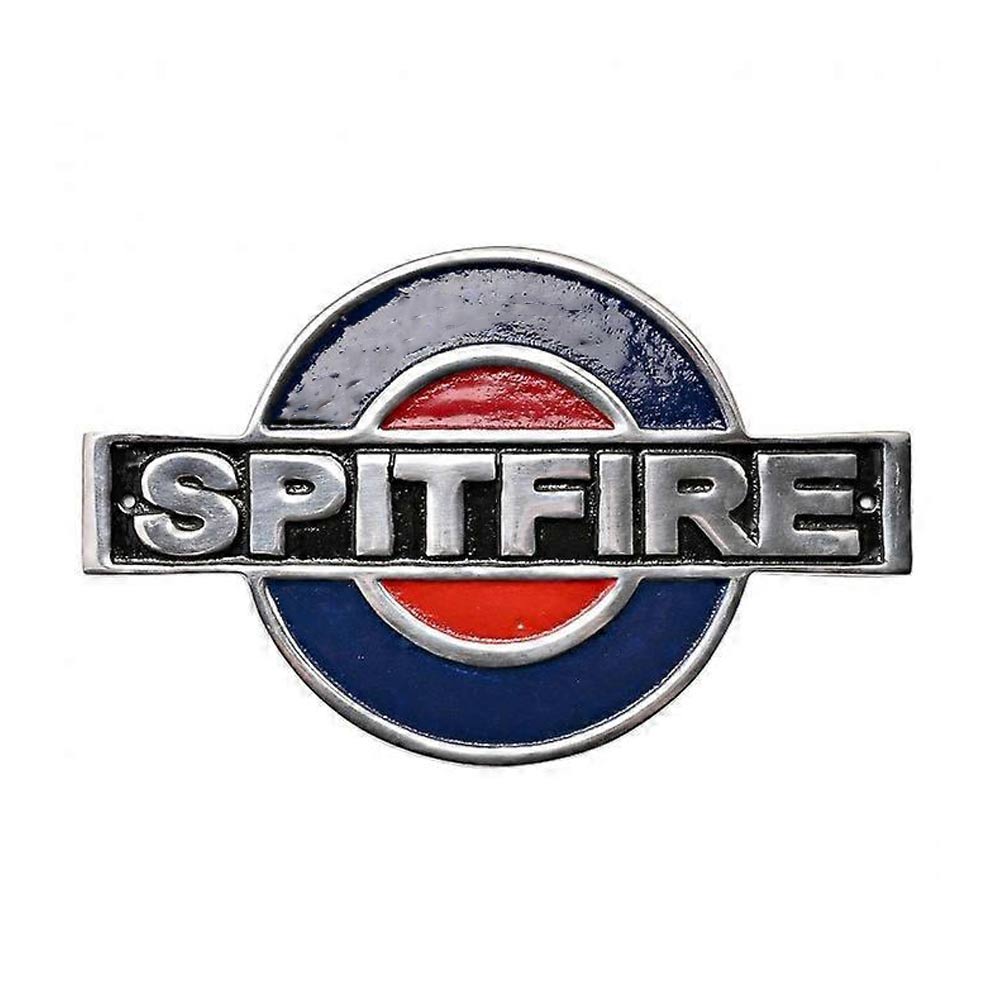 RAF Spitfire Cast Aluminium Plaque