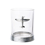 RAF Spitfire Whisky Glass Tumbler