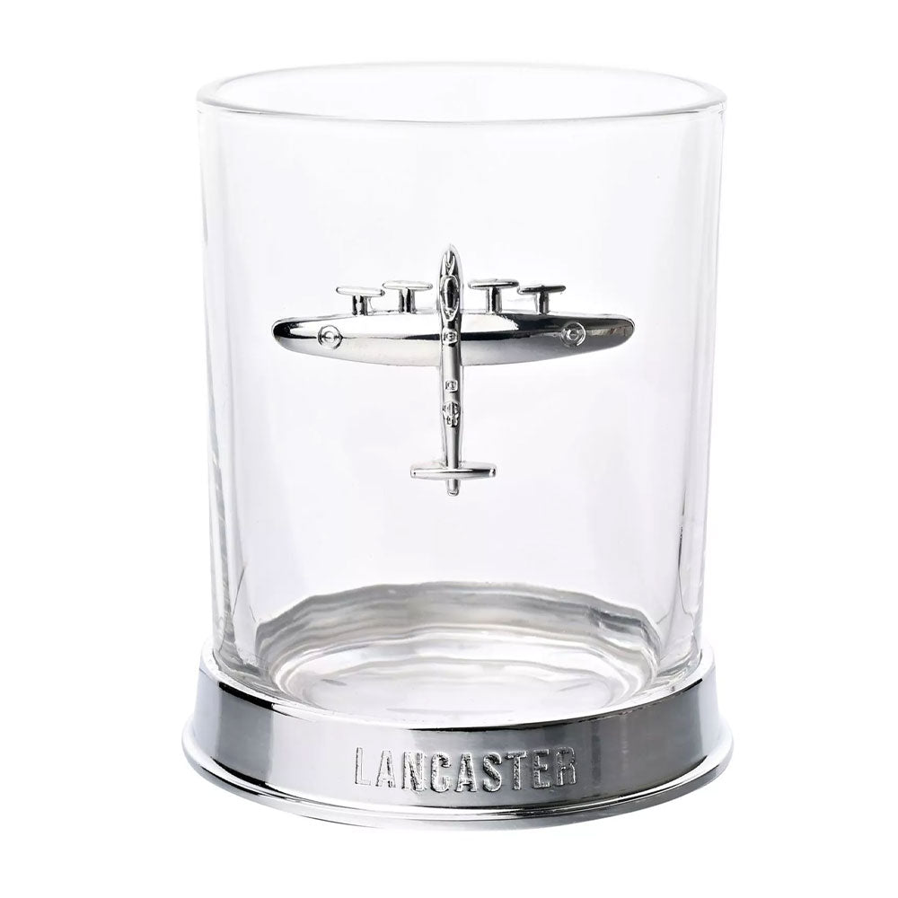 RAF Lancaster Whisky Glass Tumbler