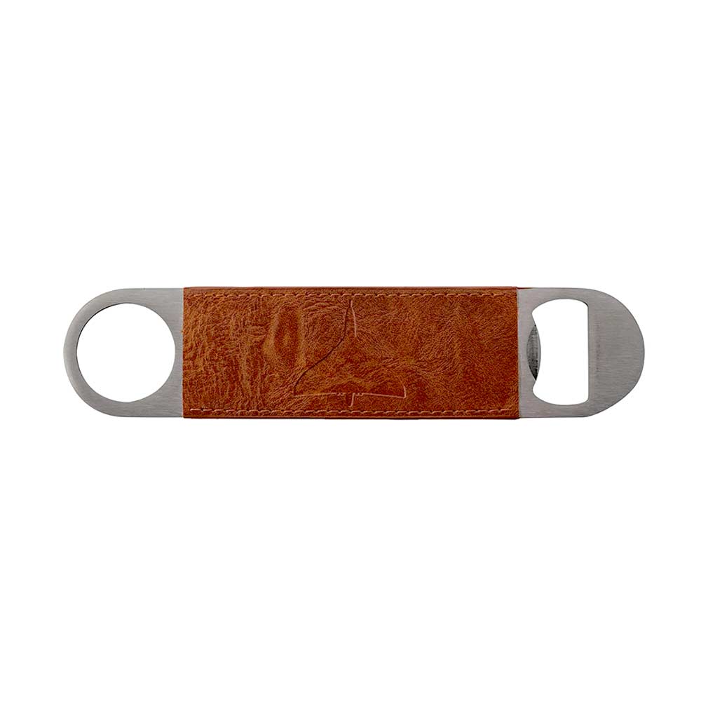 RAF official license Vulcan leather bottle opener.