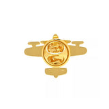 Secure backing of RAF Lancaster enamel Pin