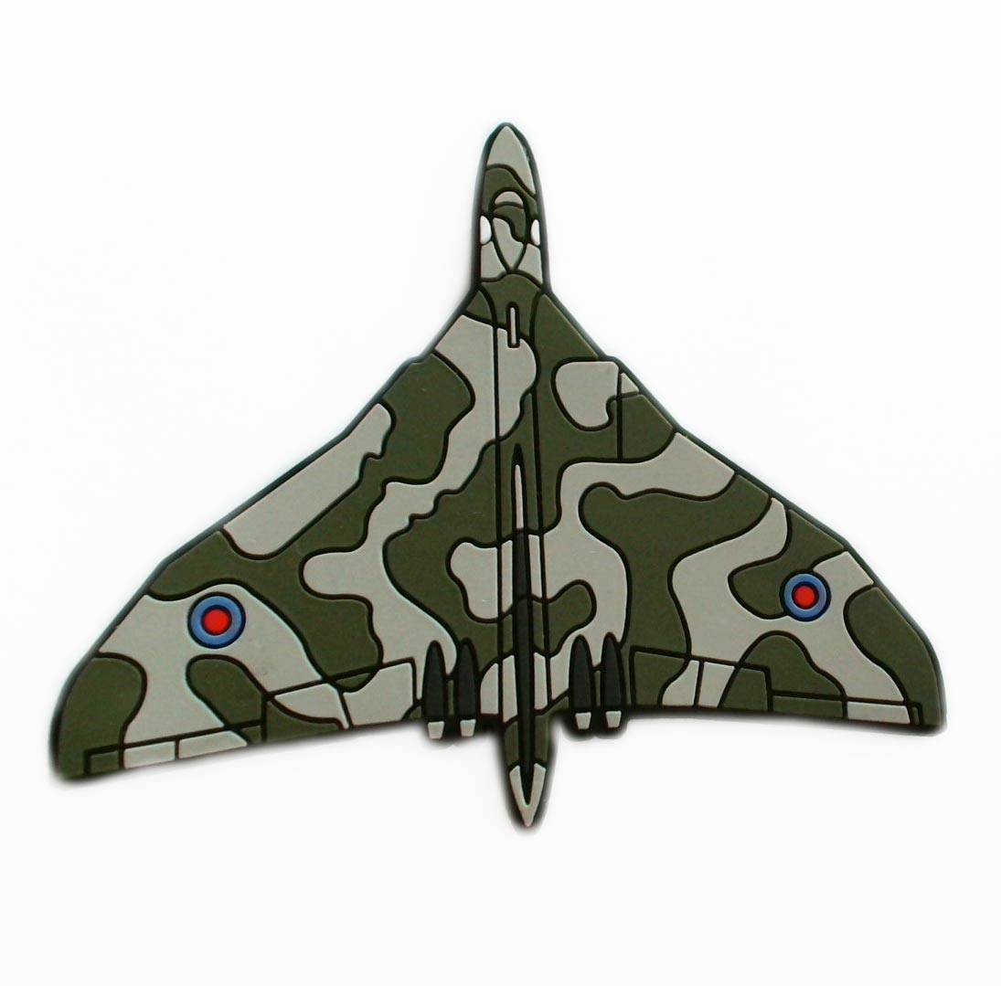 Avro Vulcan PVC Rubber magnet. Wingspan 3 inch.