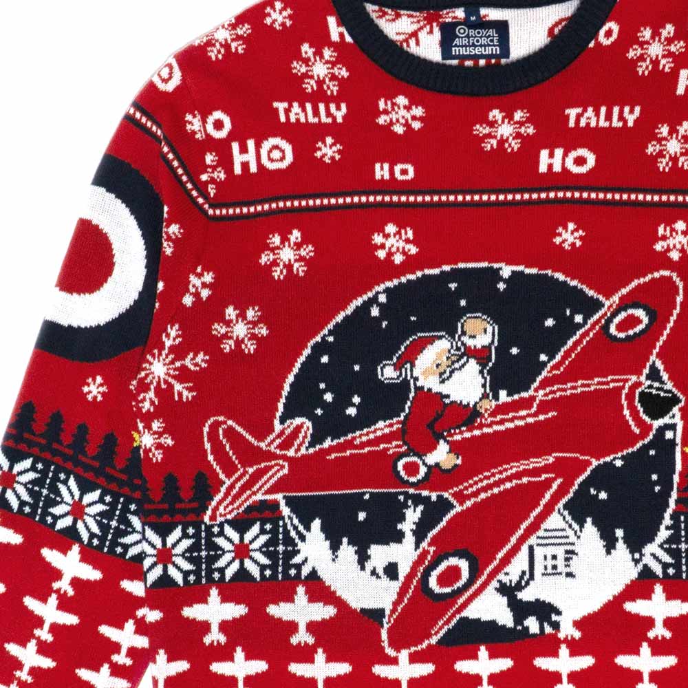Santa Spitfire Christmas Jumper