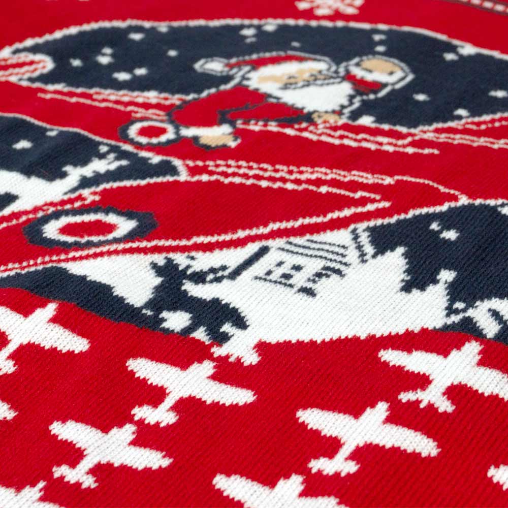 Santa Spitfire Christmas Jumper