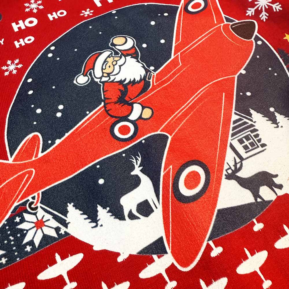 Santa Spitfire Kids Christmas Sweatshirt