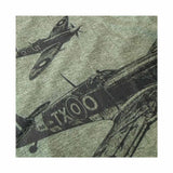 Spitfire Sketch T-Shirt - Military Green