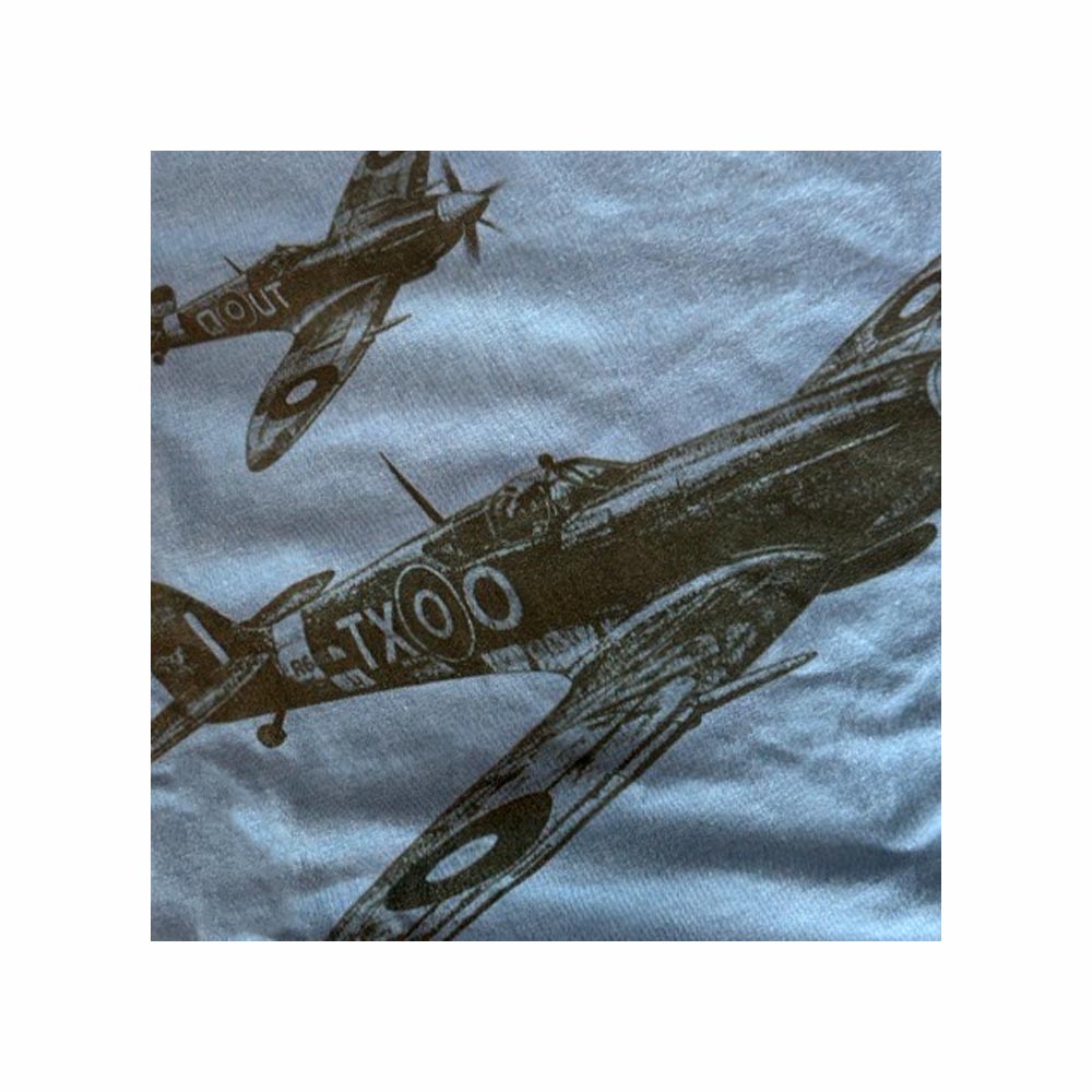Spitfire Sketch T-Shirt - Blue