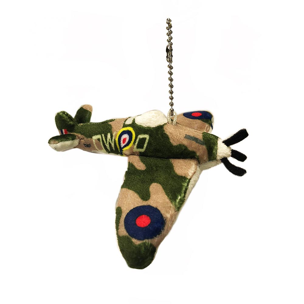 Portachiavi In Legno RAF Spitfire Inciso Al Laser - Regalo Aviazione