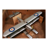 Fairey Freemantle company exhibition/reference model with original wooden transit case circa 1924.