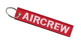 Aircrew Embroidered Cloth Keyring