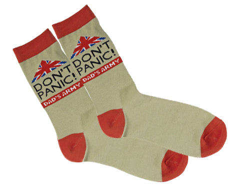 Dad's Army Don'T Panic Socks