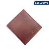 RAF Wings Tri Fold Wallet - cognac