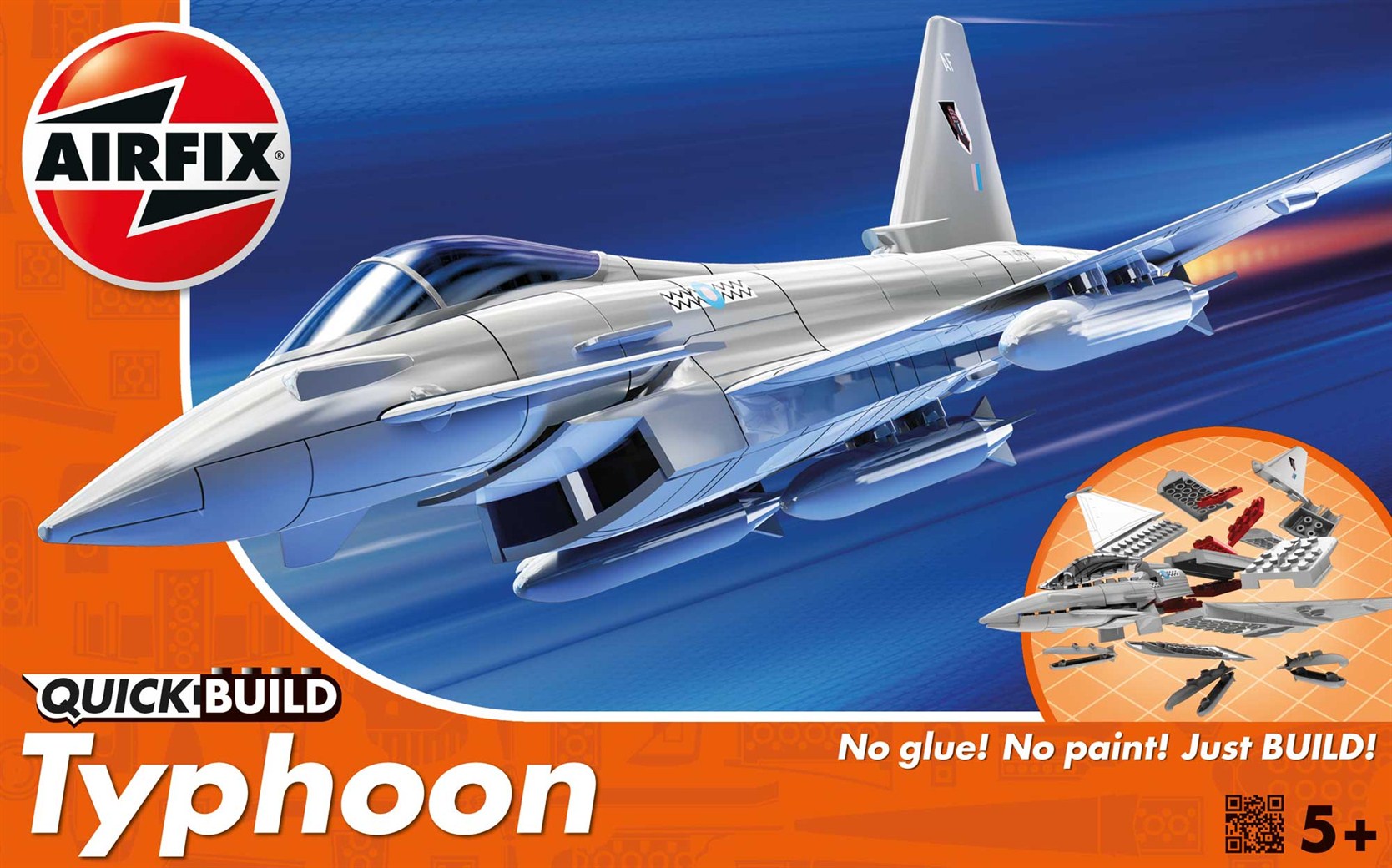 Airfix Quick Build Eurofighter Typhoon Construction Model Set