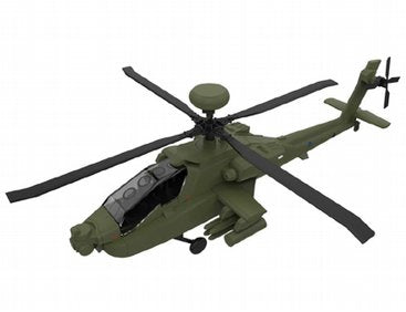 Airfix Quick Build Apache Helicopter Contruction Model Set