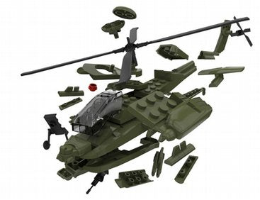 Airfix Quick Build Apache Helicopter Contruction Model Set