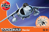 Airfix Quick Build Harrier Construction Model Set