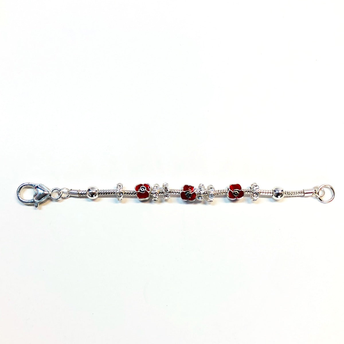 Poppy Sparkling Charm Bracelet