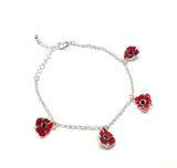 Poppy Charm Bracelet