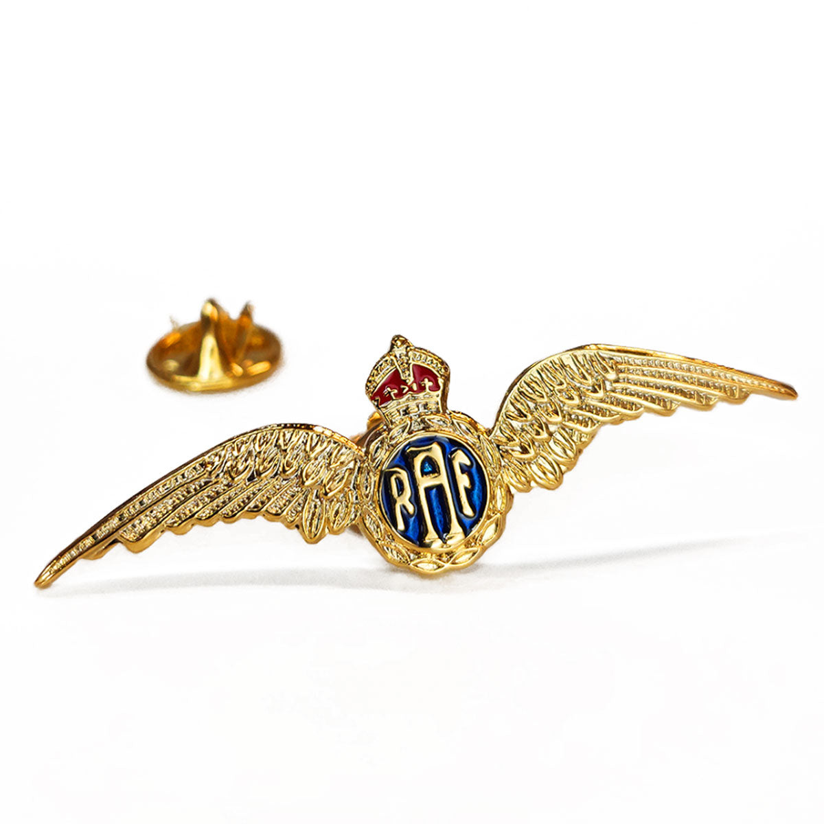 RAF Wings Kings Crown Badge