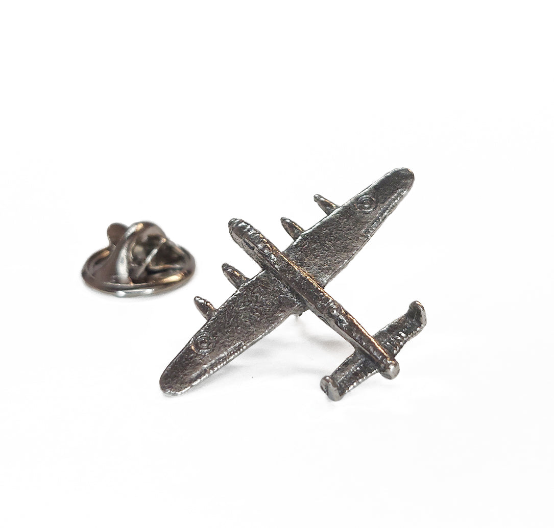 Avro Lancaster Pin Badge Pewter